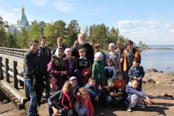 ВИШГОРОД. Недільна школа Борисоглібської парафії відвідала святі місця Валаама та Санкт-Петербурга